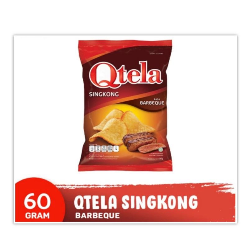 

Qtela Keripik Singkong Barbeque 60 gr Snack Cemilan