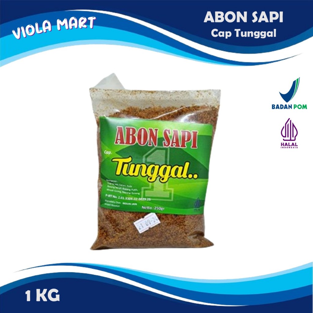 

ABON SAPI Cap Tunggal 1kg - BEST SELLER