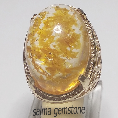 cincin batu akik kati layu serat 1