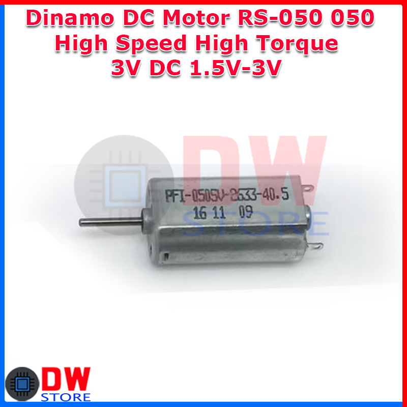 Dinamo DC Motor 050 DC 1.5V-3V High Speed High Torque RS-050 FF-050