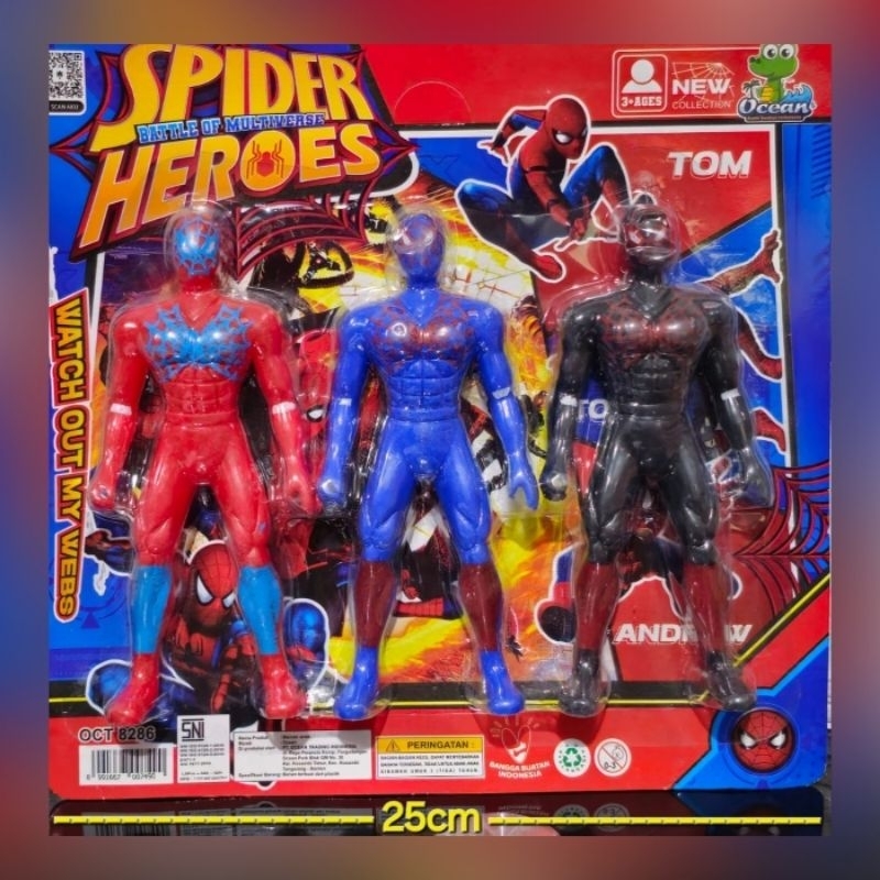 Spider 8286 Mainan Robot Anak Action Figure Terlaris Kado Hadiah Anak Pasti Suka Termurah Toper Hias