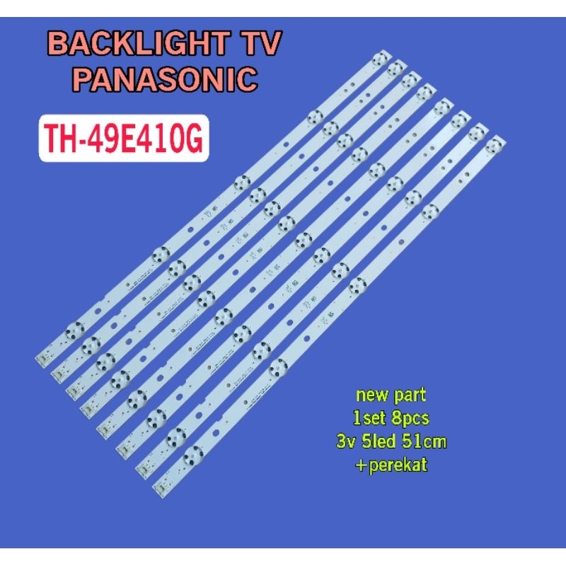 Lampu led backlight BL tv panasonic th-49e410g TH-49E410G 49e410