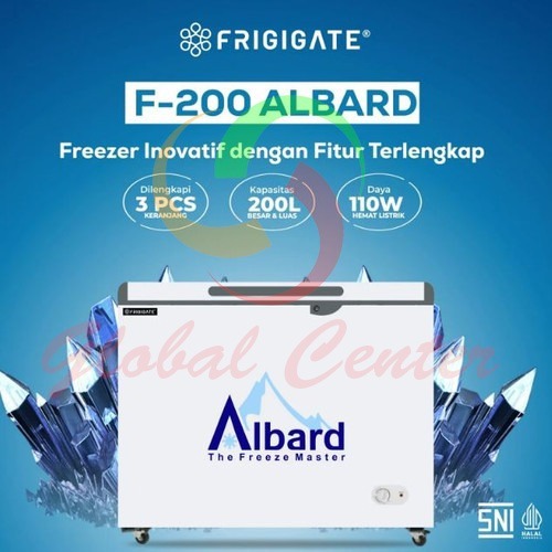 Frigigate Chest Freezer 200 Liter F-200 ALBARD - GARANSI RESMI