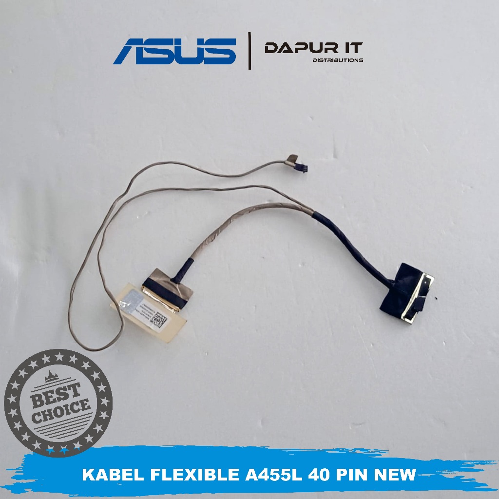 Kabel Flexible Lcd Laptop Asus a455l 40 pin original new baru