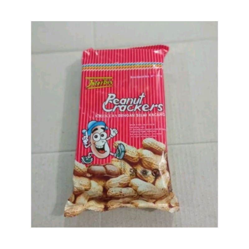 

interbis biskuit peanut crackers selai kacang 300gram