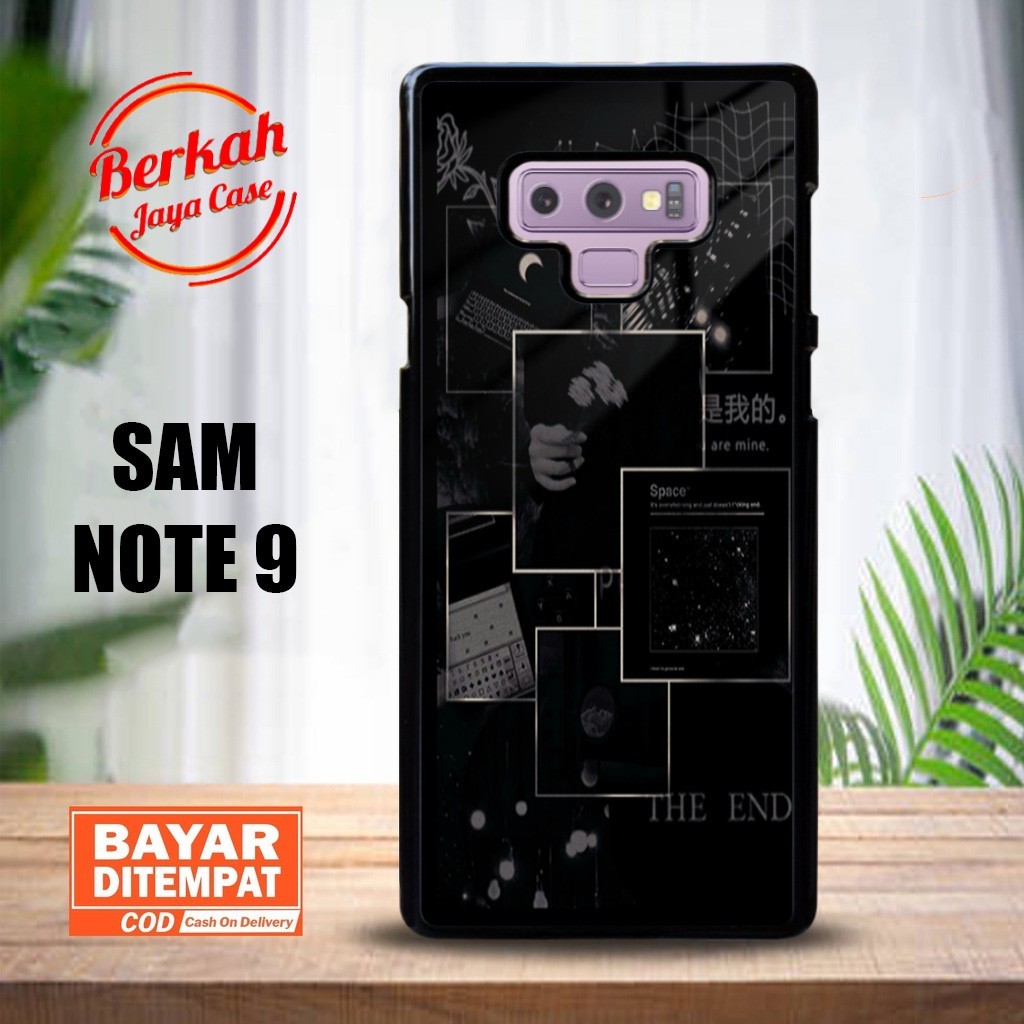 Casing Samsung Note 9 Terbaru AestheblackCase Samsung Note 9 Terlaris Casing Hardcase Softcase Glosy