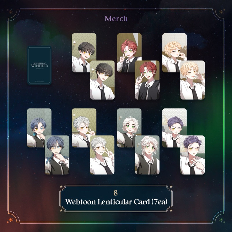 Enhypen Lotte Dark Moon World Merch Lenticular Card - Ready Stock - Read Description