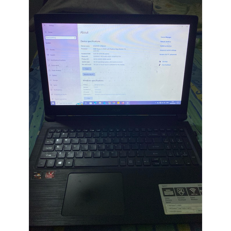 Laptop Acer Aspire 3
