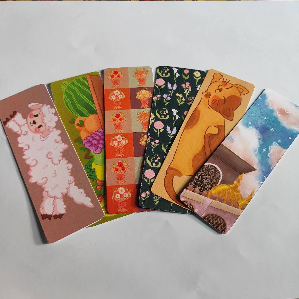 

Pembatas Buku / Bookmark Aesthetic (6 pcs)