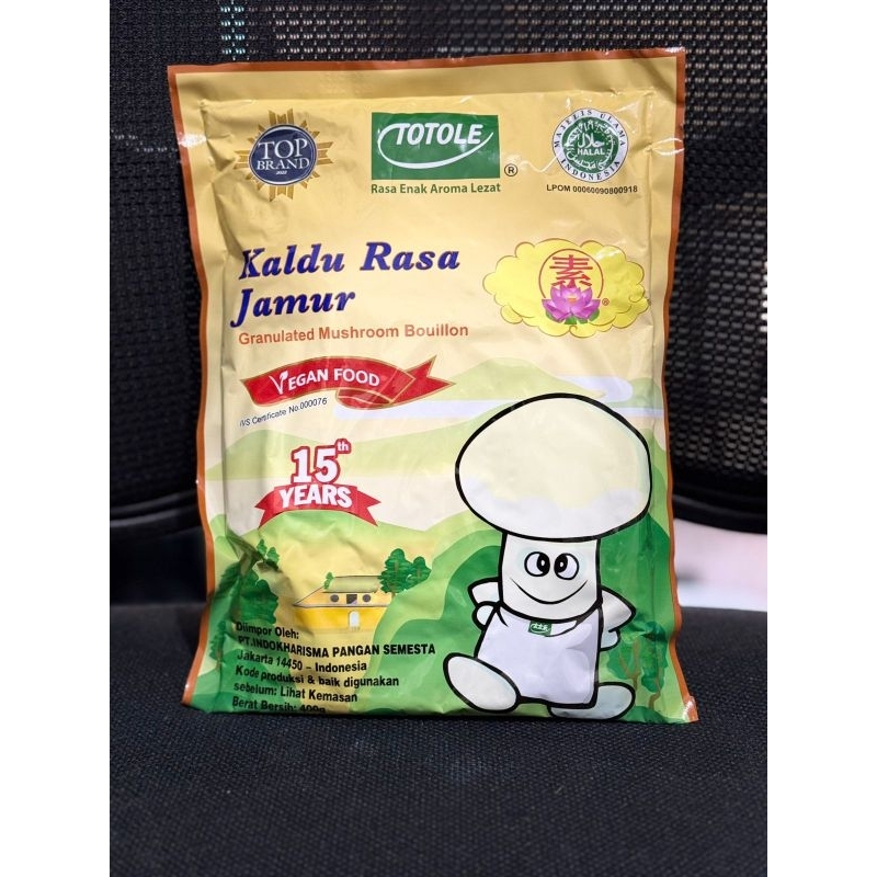 

TOTOLE kaldu jamur 400gr HALAL exp panjang