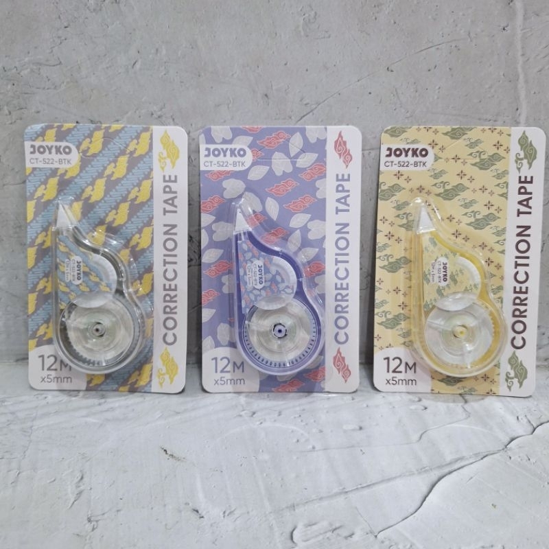 

Ay00! Tipex Roll Joyko Ct-522 Motif Fancy/Batik/Snack Time/Cute Friend/My Doll