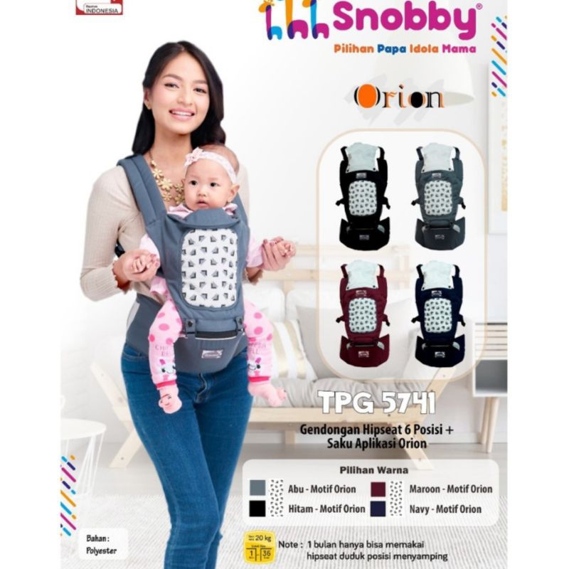 Snobby Hipseat 6 Posisi + Sirkulasi Orion TPG 5741