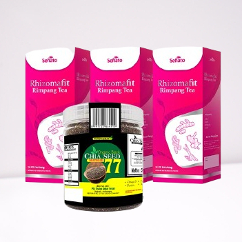 

Rhizoma Tea Rhizomafit + Biji Chia Black Chia Seed 77 PAKET TRIPLE