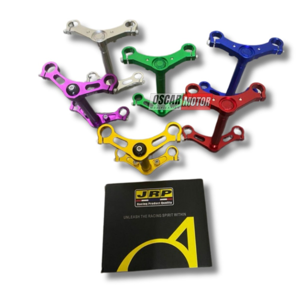 SEGITIGA FU SHOCK DEPAN JRP RACING FULL CNC AS 26 SATRIA SONIC DRAG STABILIZER SEGITIGA GARPU