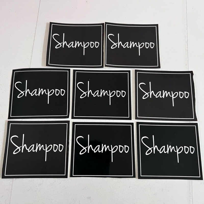

STIKER SAJA BLACK DESIGN HARGA PER PCS label tulisan sabun cair aesthetic waterproof estetik