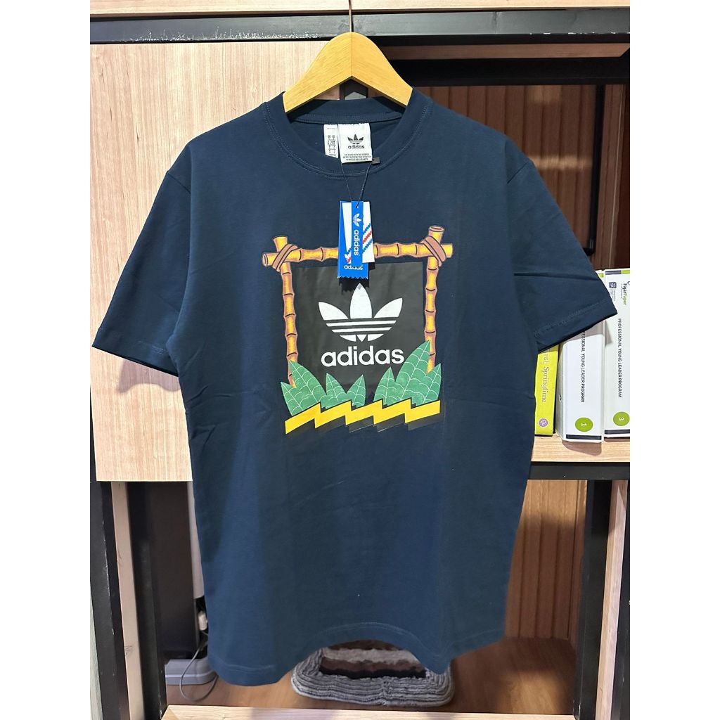 T-Shirt ADIDAS Navi Size L - Sport Station INA