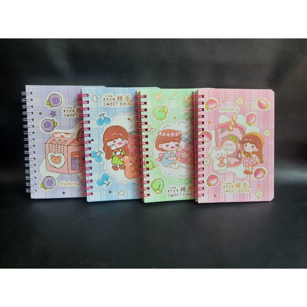 

Buku Diary / Agenda Spiral A6 Glitter Motif Girll CYA-058