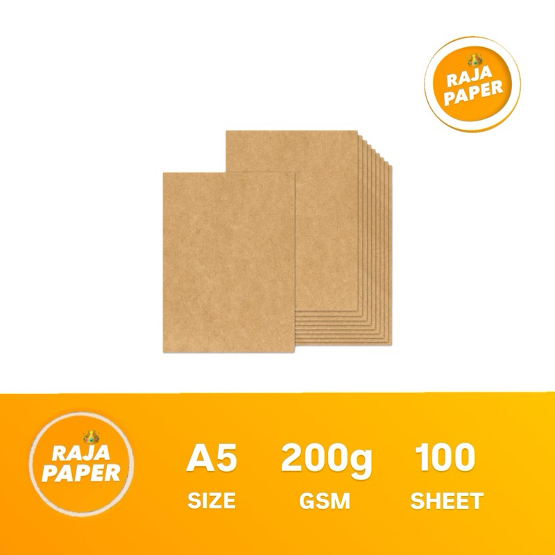 

Kertas Kraft Liner 200 Gsm A5 100 Lembar . ( 148 Mm x 210 Mm ) / ( 14.8 Cm x 21 Cm ) , 200 Gr / 200 Gram , Kertas Samson , Kertas Bungkus , Kertas Packing , Brown Kraft , Kertas Coklat , Brown Paper , Kraft Paper , Pembungkus Kertas , Kertas Packaging .