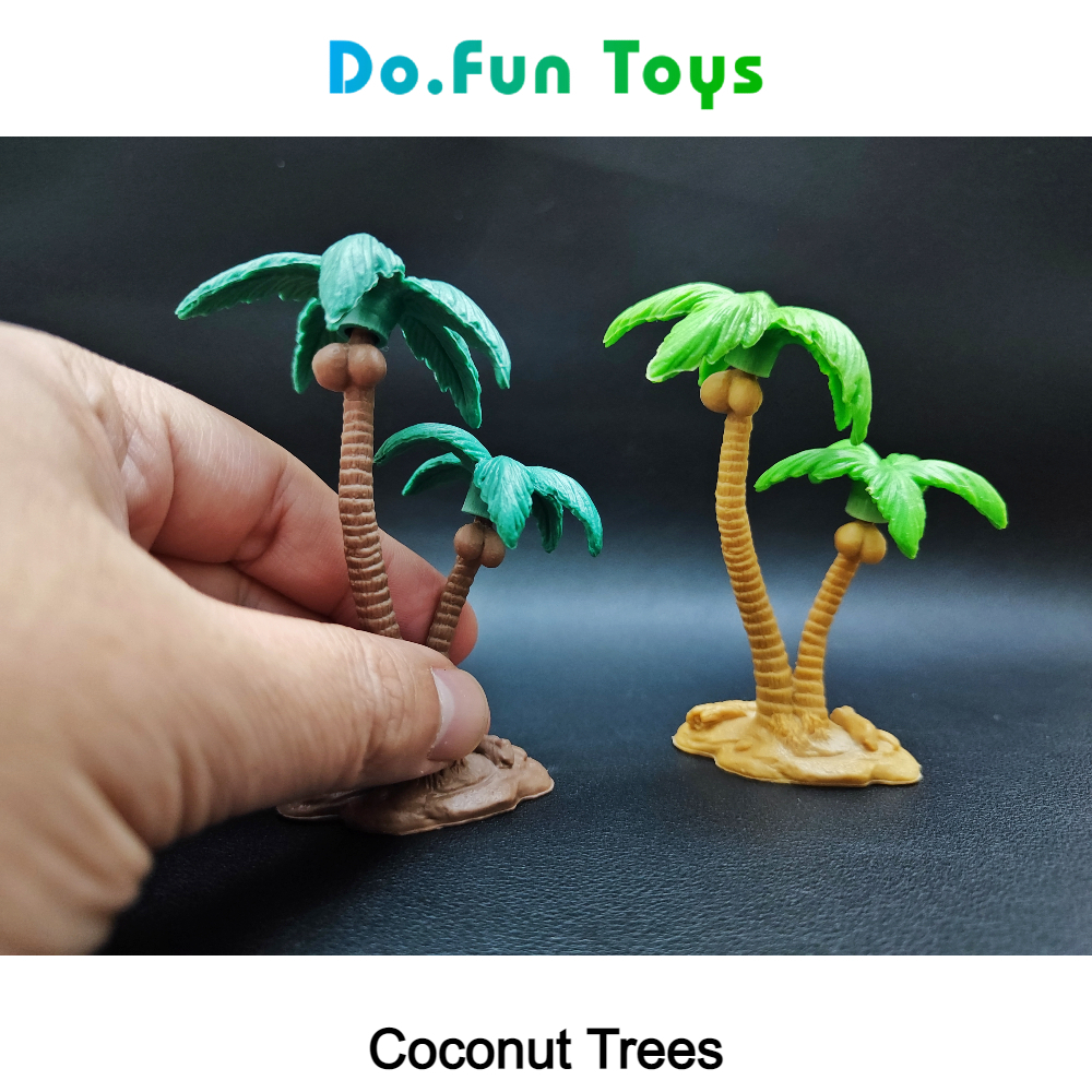 Mainan Miniatur Diorama Dekorasi Pohon Kelapa / Tumbuhan Kelapa / Coconut Tree