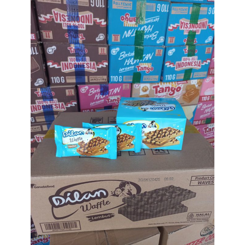 

Dilan waffle 16 gram 1 dus isi 12 box 1 box isi 12 pcs