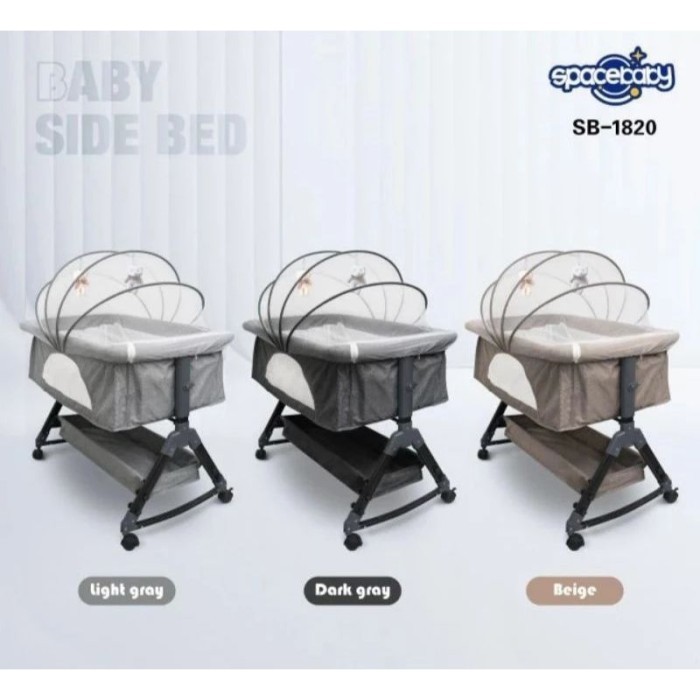 Makassar Box Baby Spacebaby SB 1820 / Box Bayi Tempat Tidur/Keranjang Bayi