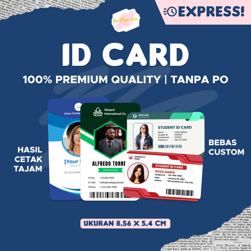 

Cetak ID Card PVC Premium Kartu Member | Cetak Kartu Anggota Pelajar | Cetak Member Card