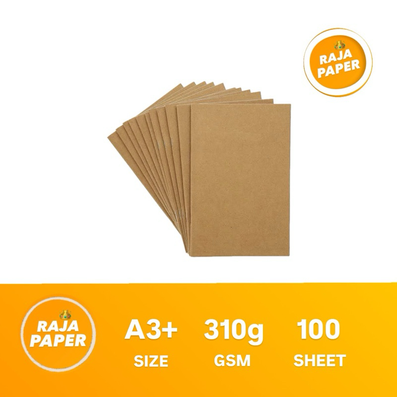 

Kertas Kraft Liner 310 Gsm A3+ 100 Lembar . ( 320 Mm x 448 Mm ) / ( 32 Cm x 44.8 Cm ) , 310 Gr / 310 Gram , Kertas Samson , Kertas Bungkus , Kertas Packing , Brown Kraft , Kertas Coklat , Brown Paper , Kraft Paper , Pembungkus Kertas , Kertas Packaging .