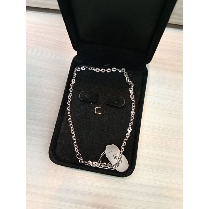 Gelang Kaki Nori Ukir 925