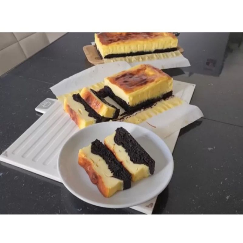 

burn cheese brownies