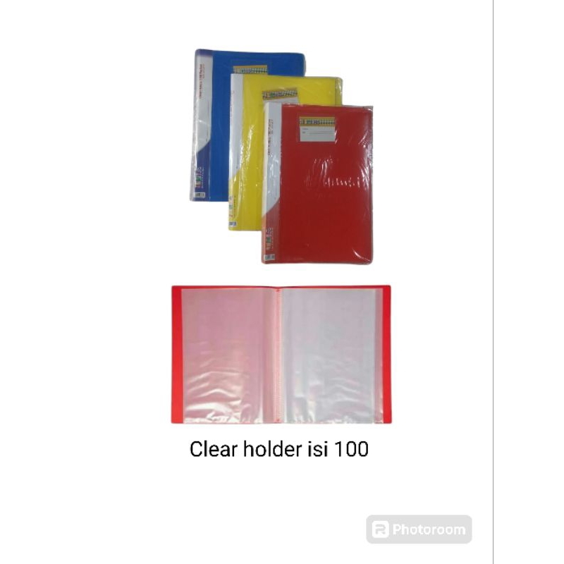 

clear holder isi 100 lembar #