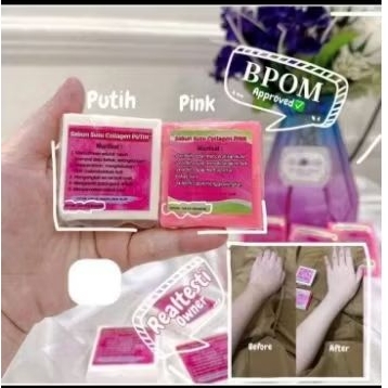 SABUN PEMUTIH BADAN DAN MUKA SABUN SUSU COLLAGEN SATUAN