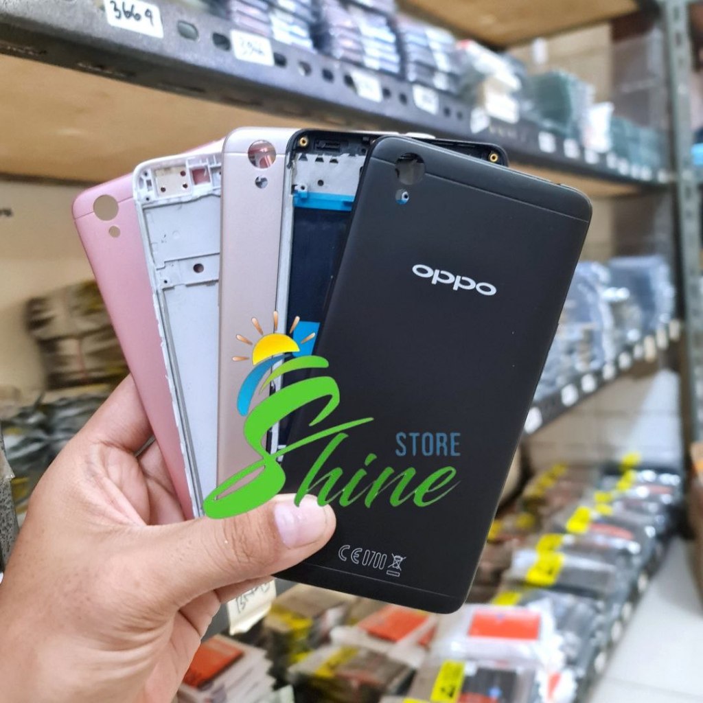 Casing Housing Fullset HP Oppo A37 A37F  Neo 9 Backdoor + Frame LCD Bekdor Full Set Kesing
