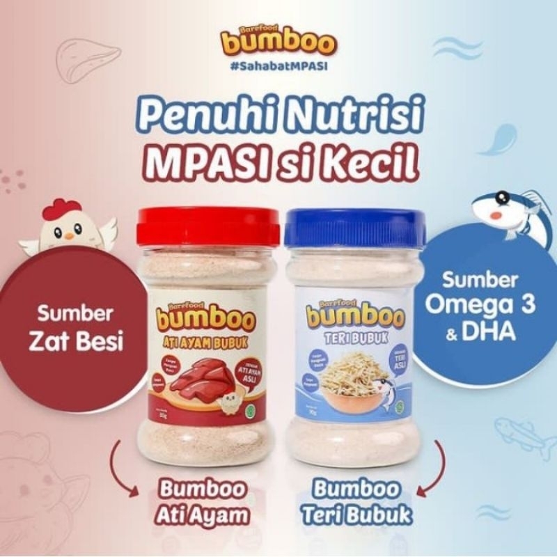 

Bumboo Bubuk Teri dan Ati Ayam 80g
