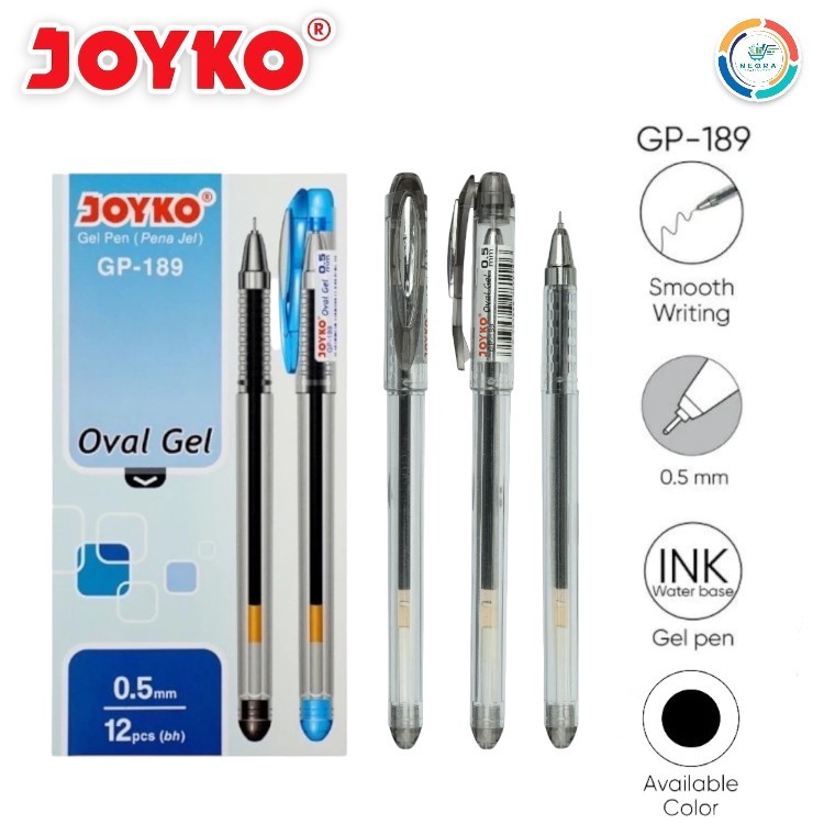 

Joyko Pulpen Oval GP 189 | Gel Pen 0.5 mm