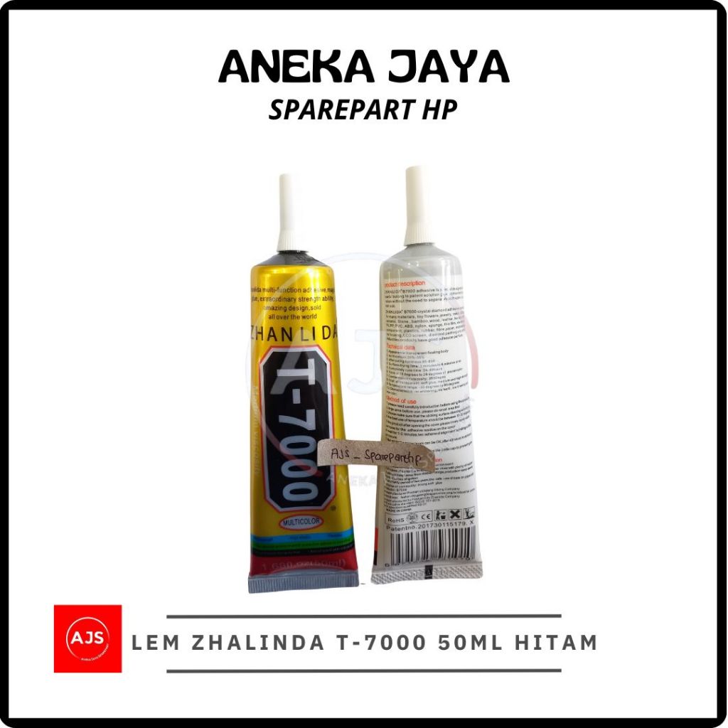 AJS LEM LCD TOUCHSCREEN ZHALINDA T7000 B7000 3ML, 15ML, 50ML BENING / HITAM