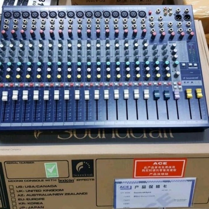 Mixer Soundcraft EFX 16 Channel EFX16