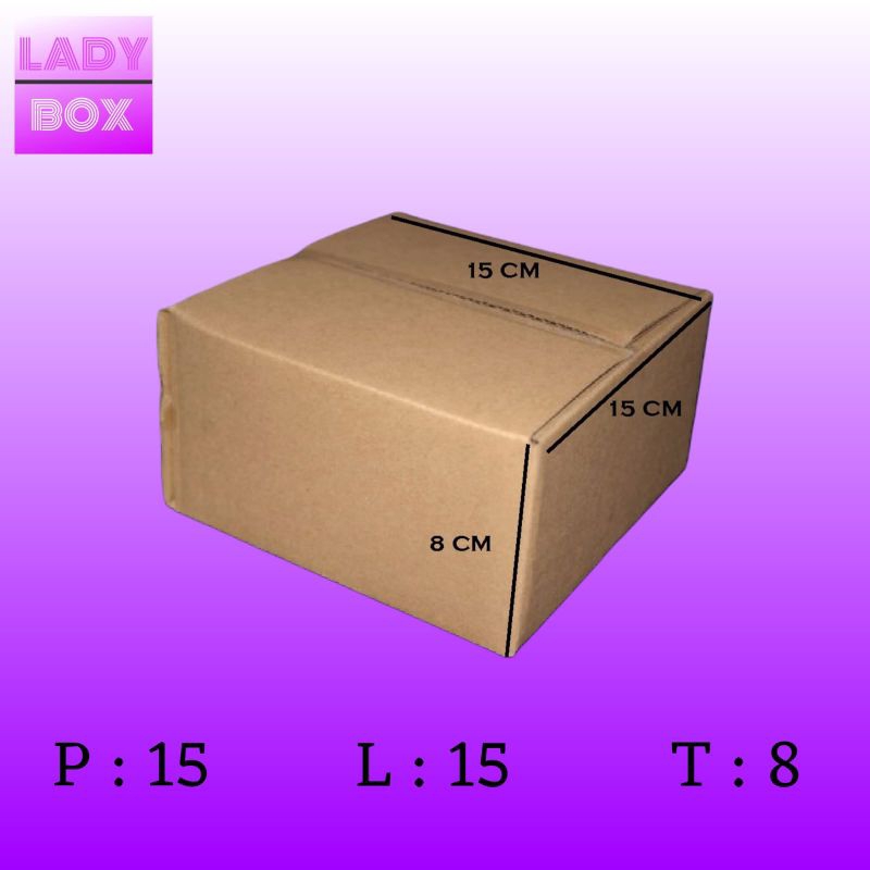 

Kardus Packing 15x15x8