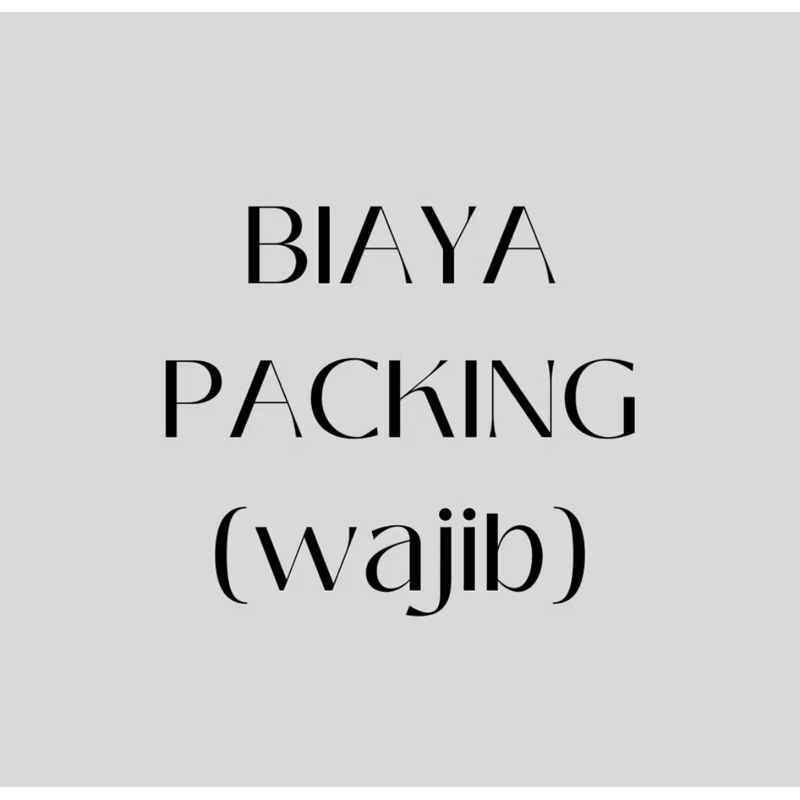 

Biaya Packing Boquet (Wajib)