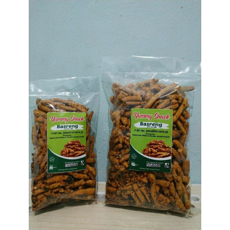 

Basreng ikan pedas daun jeruk