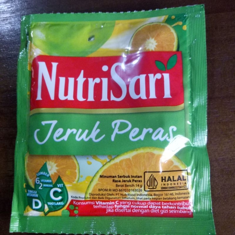 

Nutrisari Jeruk Peras Minuman Instant Harga Per 1 Sachet