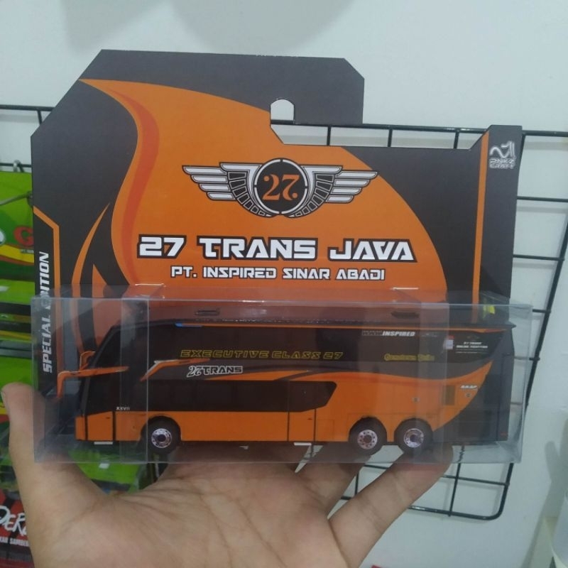 Miniatur Bus Karton 27 TRANS Jetbus 5 SDD skala 1:87