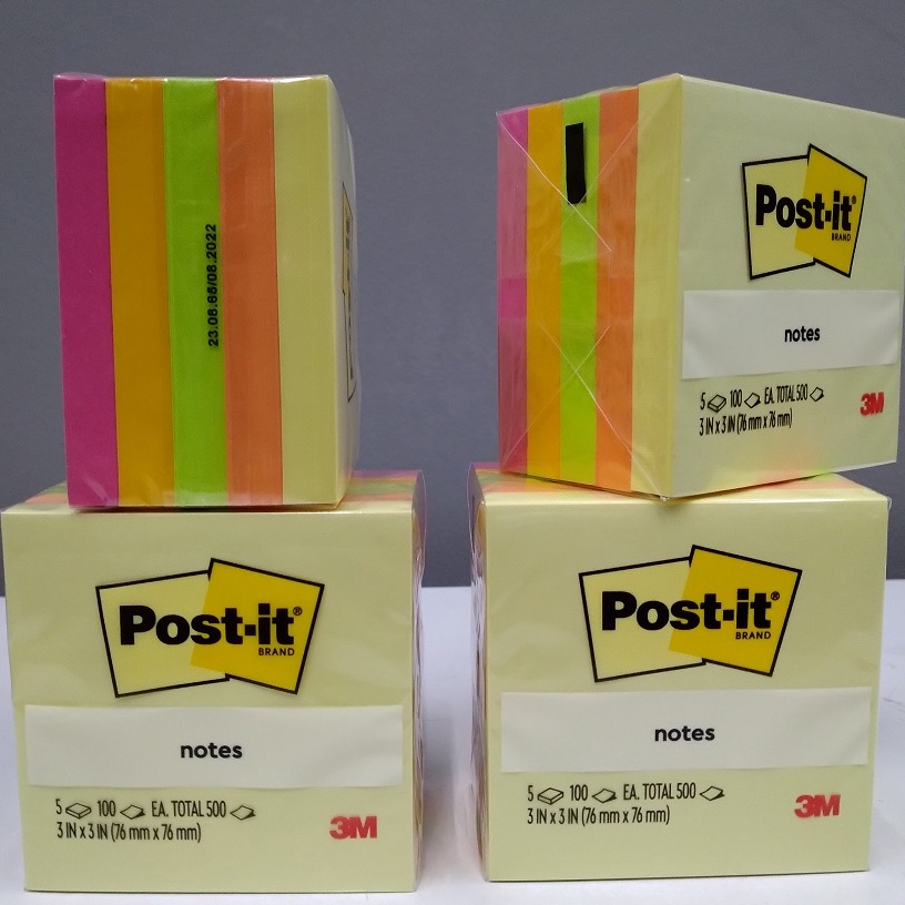 

KILAT SUPER 3M Post It Super Sticky Notes 6545ASST 3 inch x 3 inch