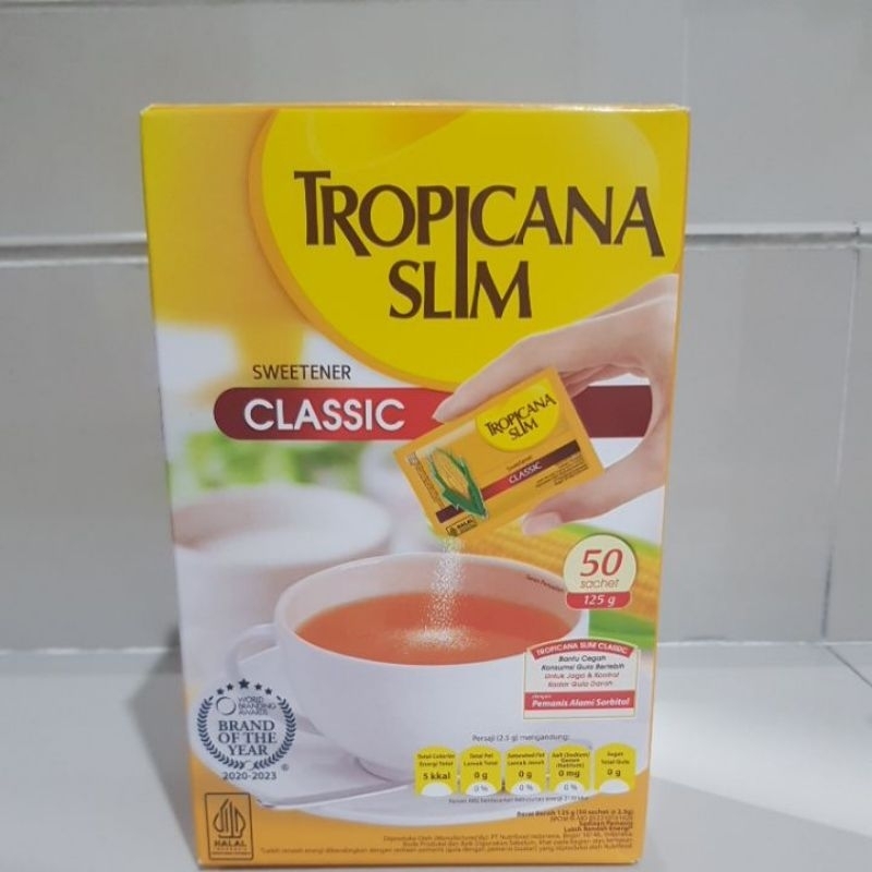 

TropicanaSlimSweetenerClassic(50sachet)