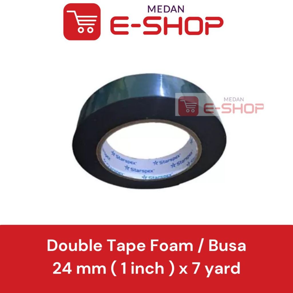 

Double Tape Foam / Busa Starspex 24 mm (1 inch) x 7 yard