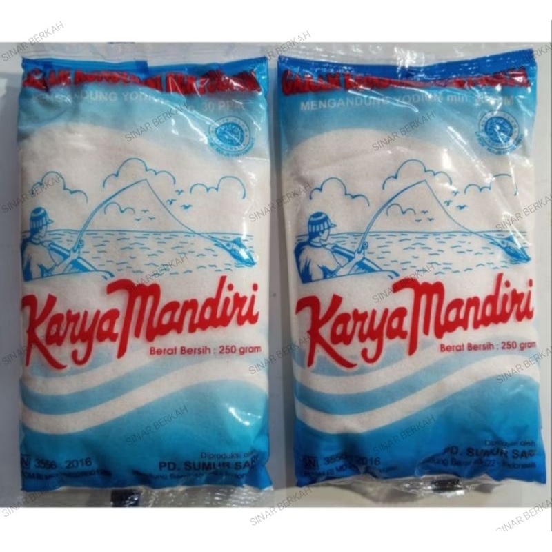 

GARAM MEJA BERYODIM KARYA MANDIRI (250g) 2 PCS