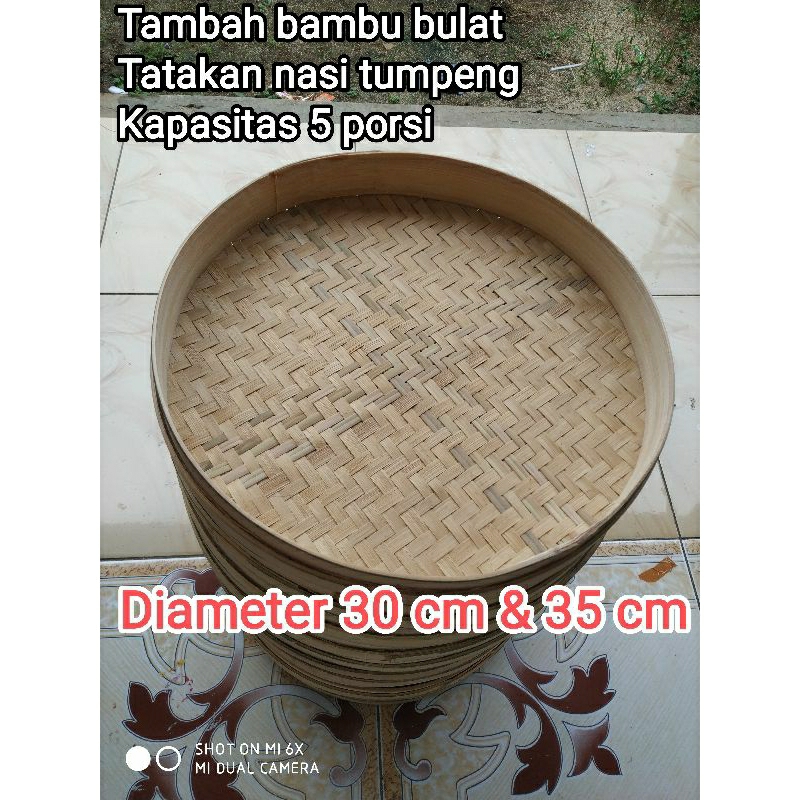 tampah bambu/tampah tumpeng/tampah sedang