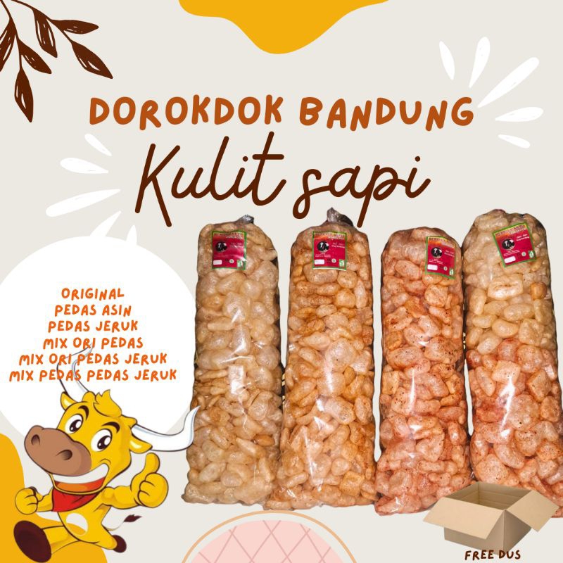 

DOROKDOK KERUPUK KULIT KEMASAN 500GR