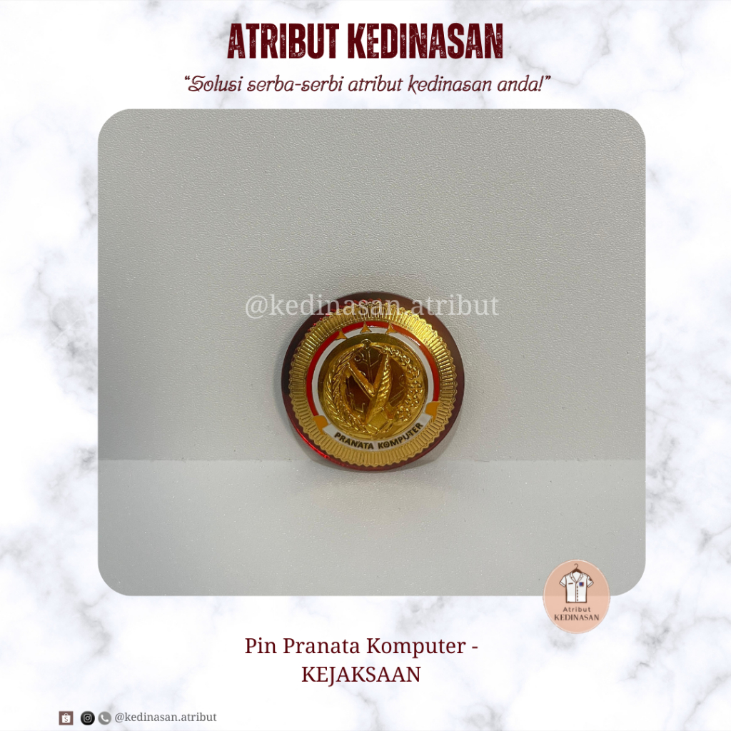 Pin Pranata Komputer Kejaksaan -  Tanda Jabatan Fungsional