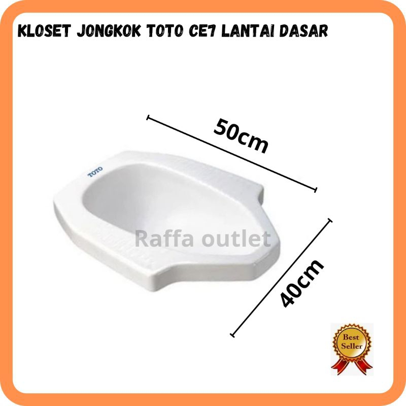 Kloset Jongkok Toto/Toilet Jongkok Toto/Kloset Jongkok Lantai 1/Lantai 2