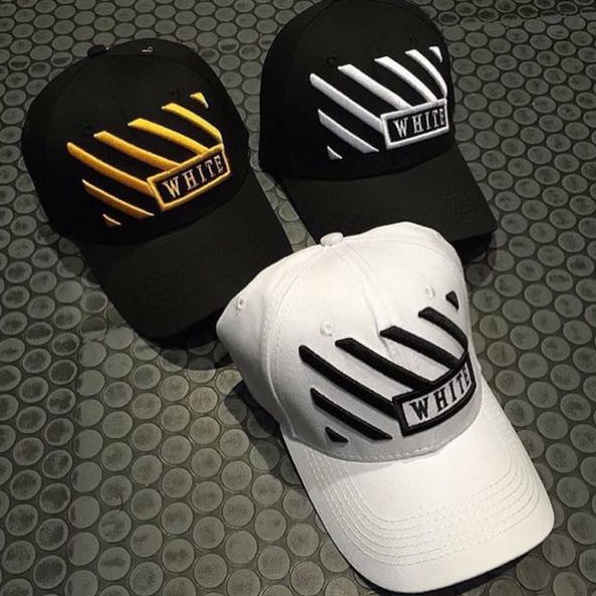 Baru Berkualitas  TOPI OFF WHITE TOPI JARING TRUCKER SABLON OFF WHITE